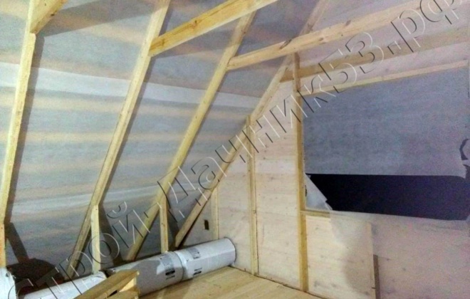 4 Брусовой дом проекту К-34 6×9, 94.5 м², Тульская область, Ясногорский район, к.п (3)